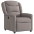 Sillón reclinable eléctrico tela gris