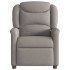 Sillón reclinable eléctrico tela gris