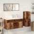 Juego de muebles de baño 4 piezas madera ingeniería