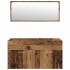 Juego de muebles de baño 5 piezas madera ingeniería