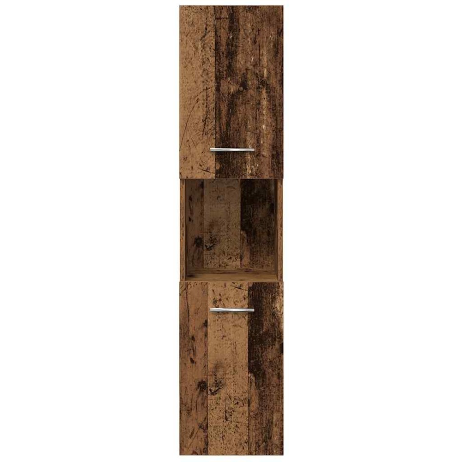 Juego de muebles de baño 5 piezas madera ingeniería