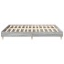 Estructura de cama sin colchón gris Sonoma 200x200