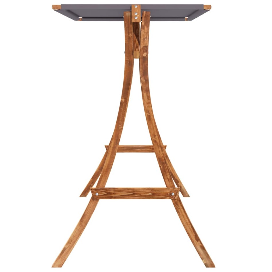 Banco columpio con toldo madera maciza abeto con acabado