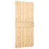 Puerta corredera con herrajes madera maciza de pino 100x210