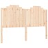 Estructura de cama con cabecero madera maciza 160x200