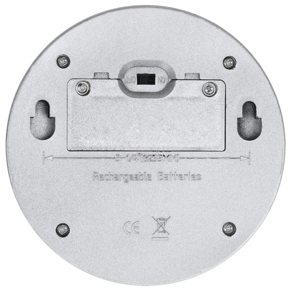 Lámparas solares LED de pared exterior redonda 24 uds