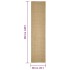 Alfombra de sisal para rascador 80x350