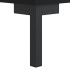 Aparador alto madera de ingeniería negro 69,5x32,5x180