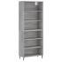 Aparador alto madera de ingeniería gris Sonoma 69,5x32,5x180