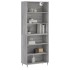 Aparador alto madera de ingeniería gris Sonoma 69,5x32,5x180