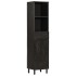 Mueble de baño de madera maciza de mango negro 38x33x160