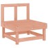 Juego de muebles de jardín 4 pzas madera maciza abeto