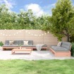 Juego de muebles de jardín 6 pzas madera maciza abeto Douglas