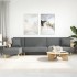 Sofá cama en forma de L tela gris oscuro 279x140x70