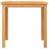 Juego de comedor para jardín 3 pzas madera maciza de
