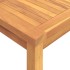 Juego de comedor para jardín 3 pzas madera maciza de
