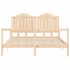 Estructura de cama sin colchón madera maciza de pino 160x200