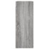 Armarios de pared 2 uds madera de ingeniería gris