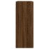 Armarios de pared 2 uds madera de ingeniería marrón