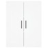 Aparador alto madera contrachapada blanco 69,5x34x180