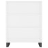 Aparador alto madera contrachapada blanco 69,5x34x180