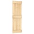 Puerta corredera con herrajes madera maciza de pino 70x210