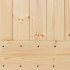 Puerta corredera con herrajes madera maciza de pino 70x210