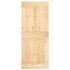 Puerta corredera con herrajes madera maciza de pino 85x210
