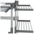 Tendedero para ropa aluminio 107x107x120