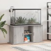Soporte para acuario madera ingeniería gris Sonoma 121x41x58 cm