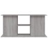 Soporte para acuario madera ingeniería gris Sonoma 121x41x58