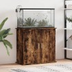 Soporte de acuario madera ingeniería roble ahumado 81x36x73 cm