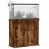 Soporte de acuario madera ingeniería roble ahumado 81x36x73