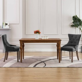 Sillas de comedor 2 unidades tela