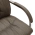 Silla de oficina voladiza de tela gris