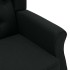 Sillón de masaje con reposapiés tela