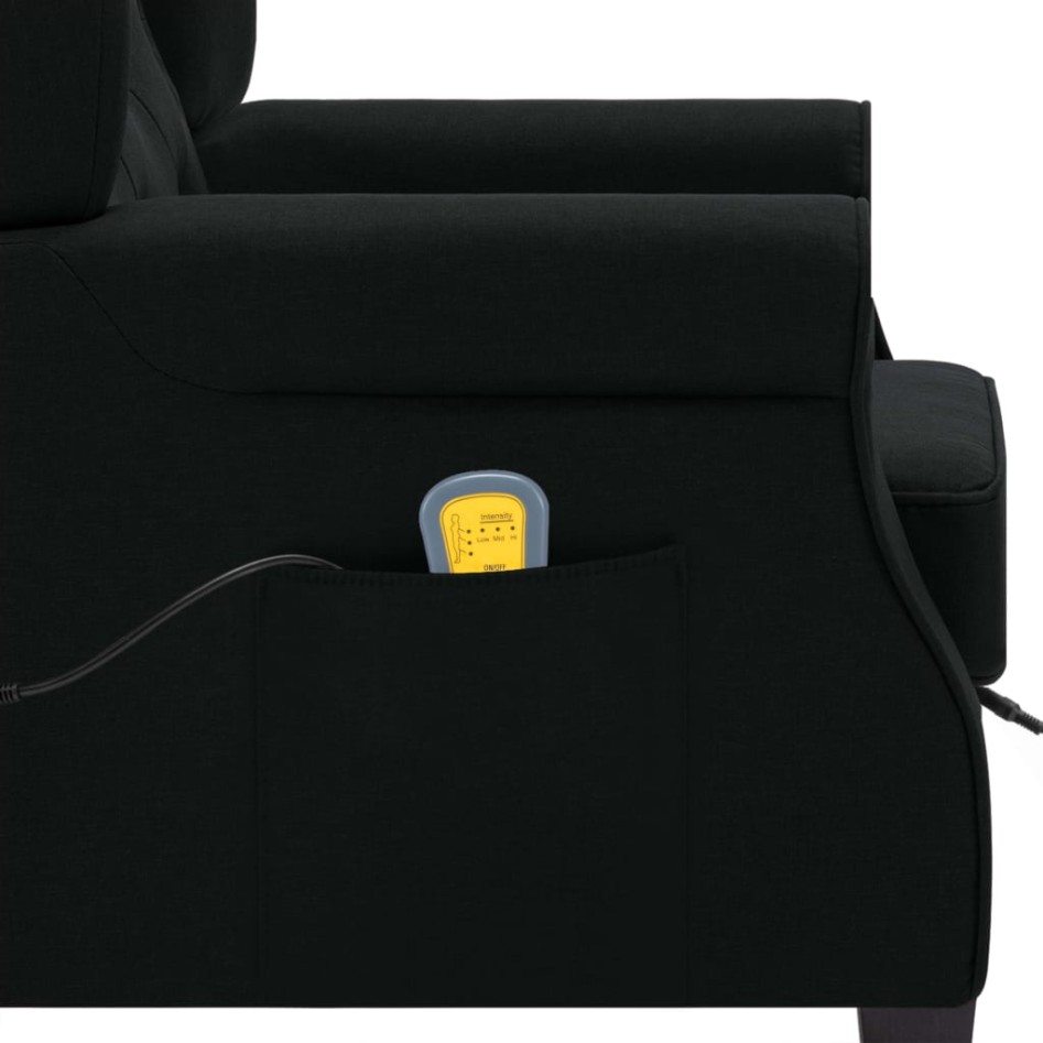 Sillón de masaje con reposapiés tela