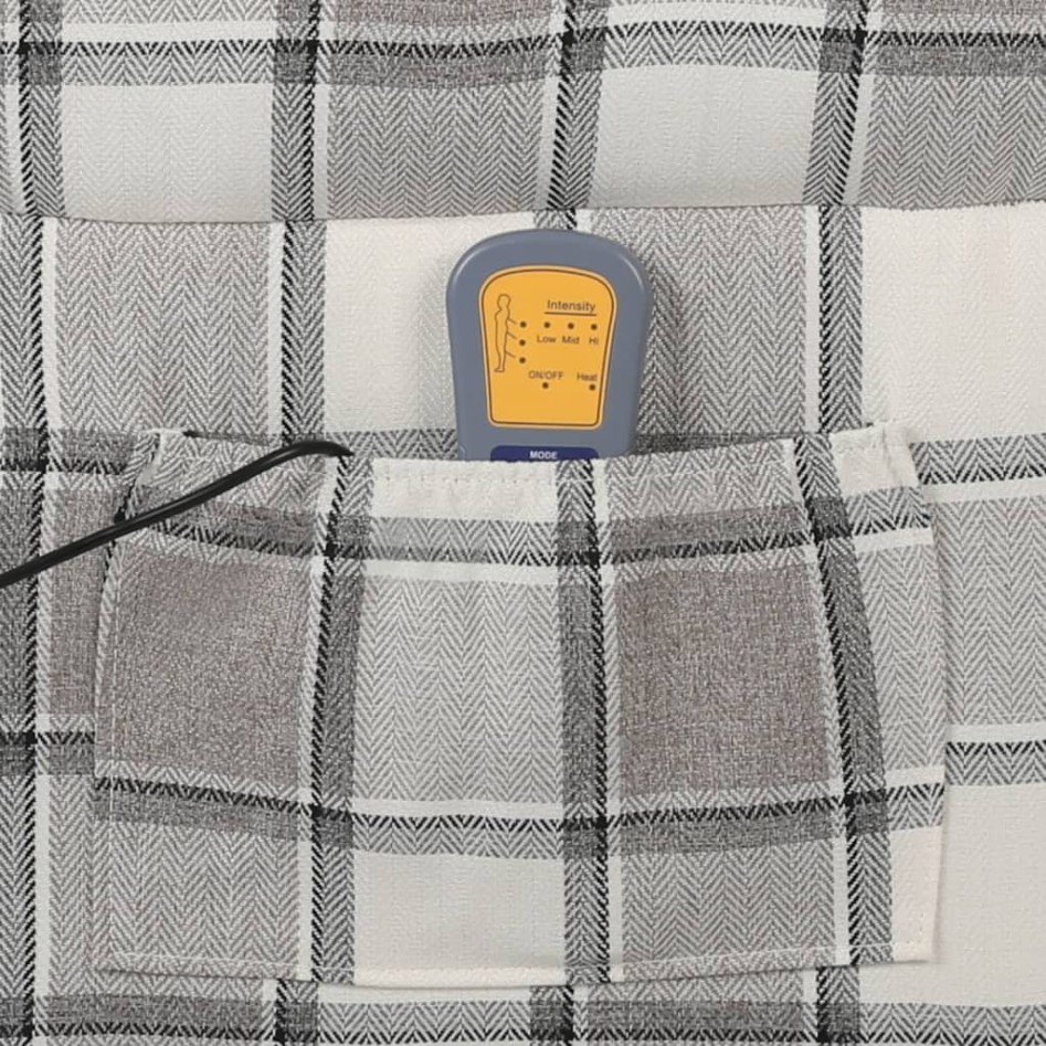 Sillón de masaje reclinable de tela