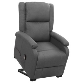 Sillón elevable tela gris
