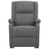 Sillón elevable tela gris