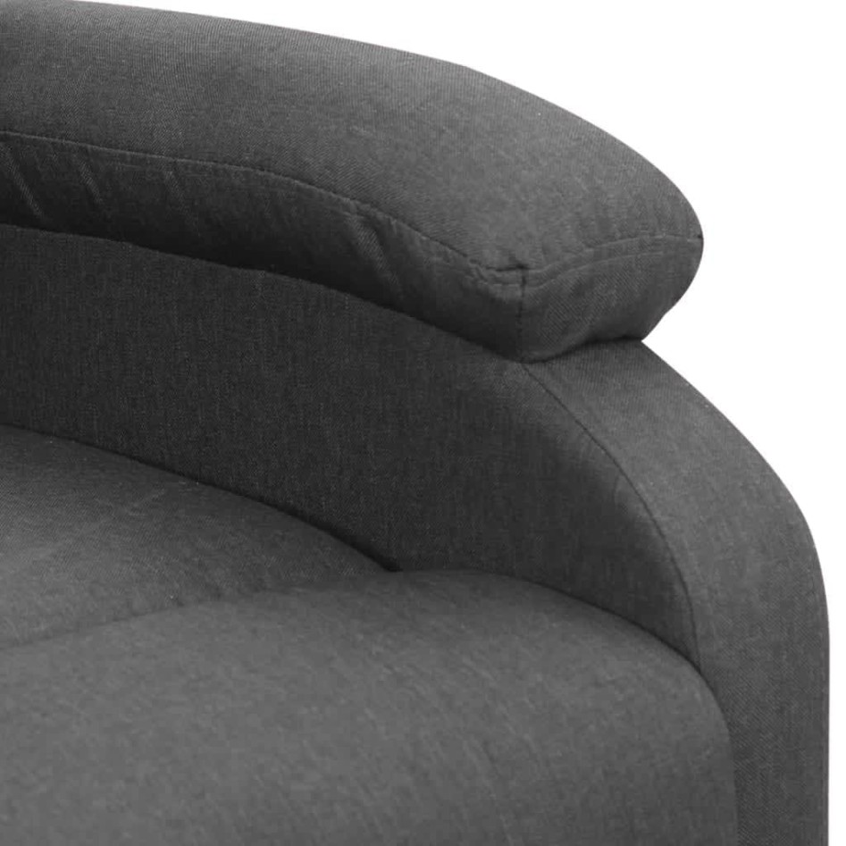 Sillón elevable tela gris