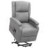 Sillón de masaje elevable tela gris