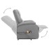 Sillón de masaje elevable tela gris