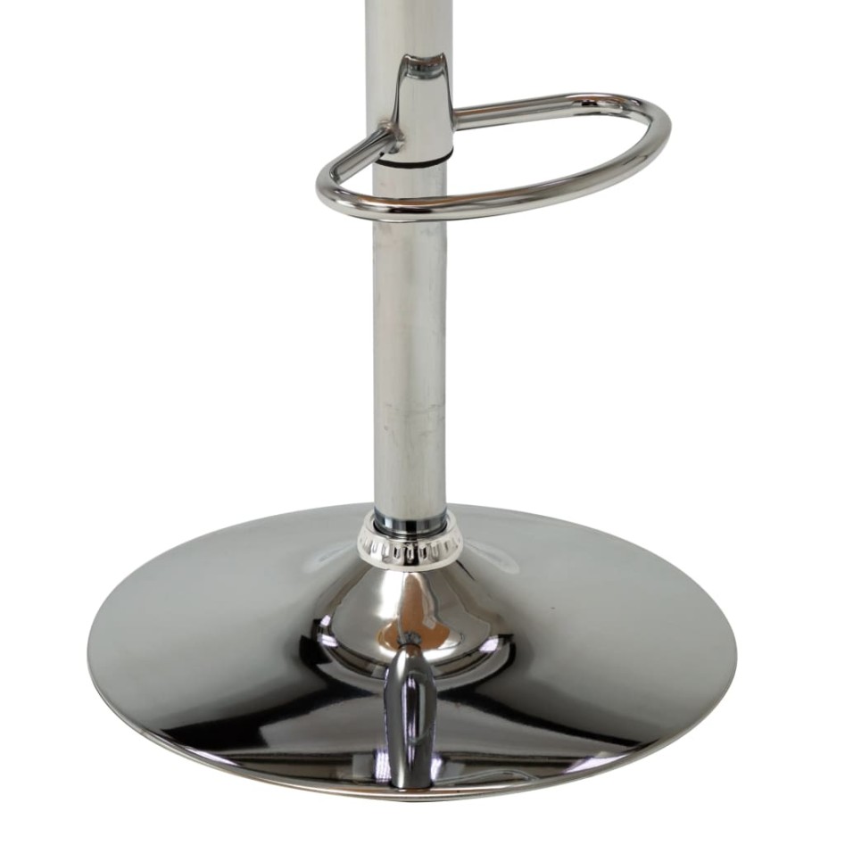 Taburete de cocina de madera curvada y cuero sintético