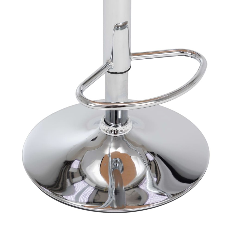 Taburetes de cocina 2 uds madera curvada cuero sintético