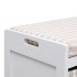 Banco de recibidor de madera de Paulownia blanco 70x33,5x45