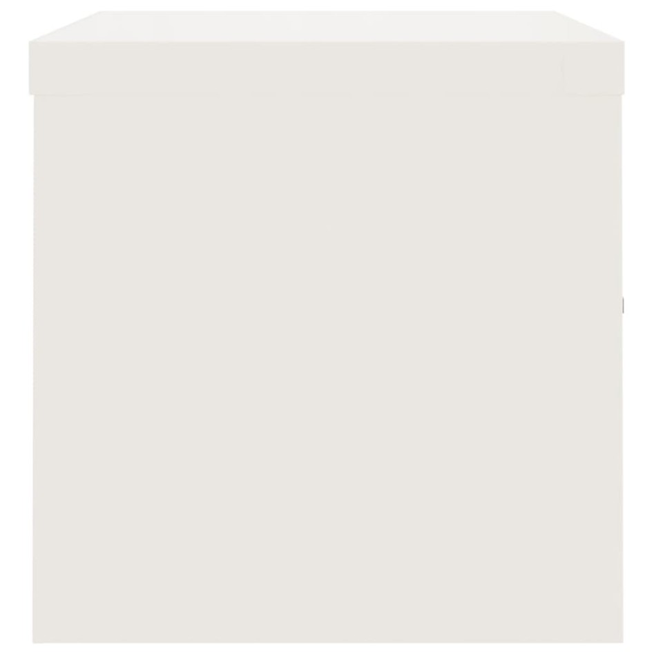 Armario archivador de acero blanco 90x40x40