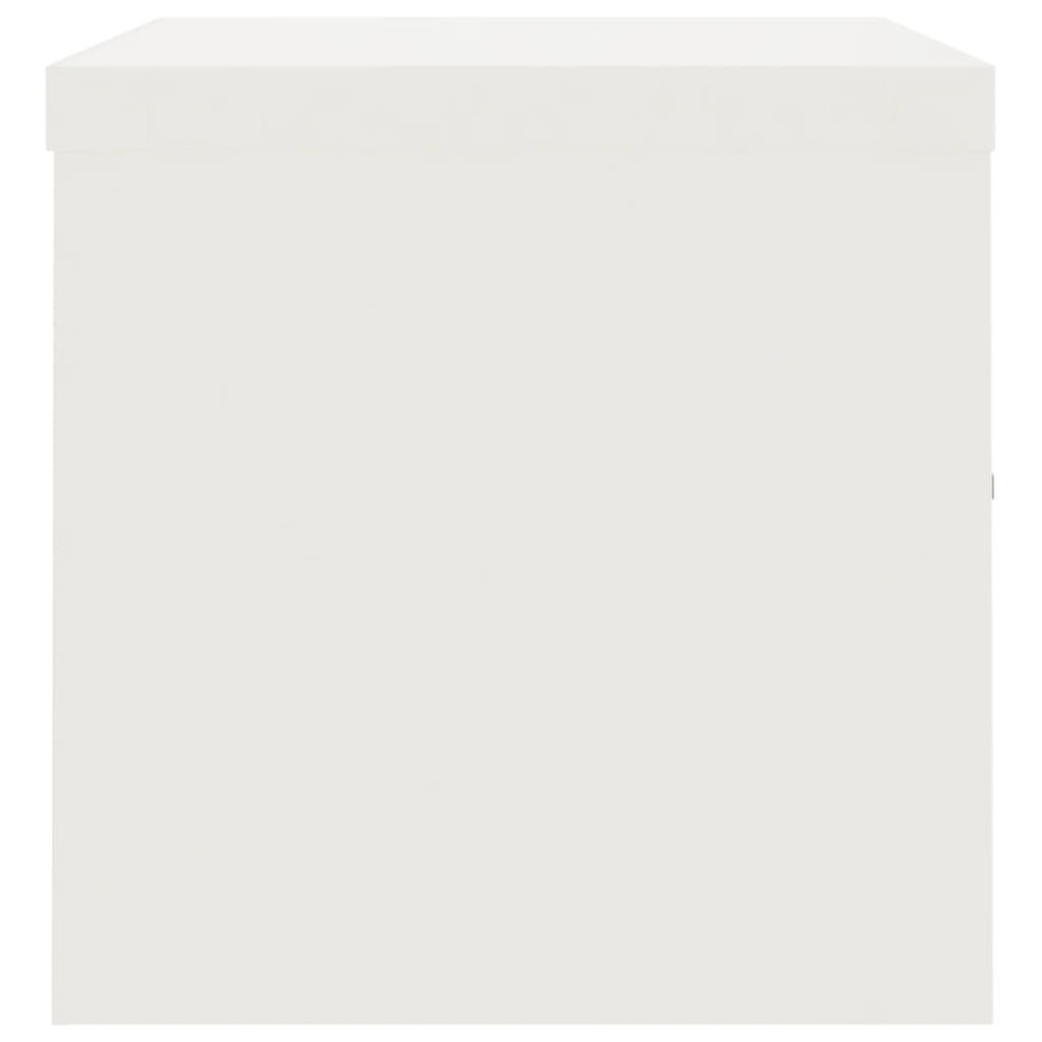 Armario archivador de acero blanco 90x40x40