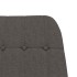 Silla mecedora de tela gris