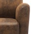 Sillón de cuero de ante artificial